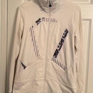 Lululemon Athletica White Jacket with Black Accents